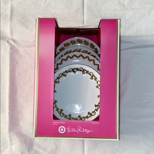 Lily Pulitzer For Target set of 4 appetizer plates